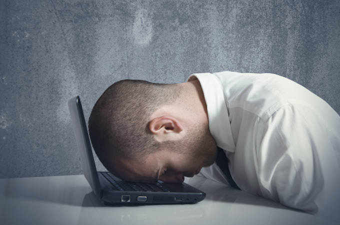 Stressed Businessman