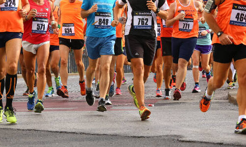 Vicenza, Italy, 20th September 2015. Marathon runners